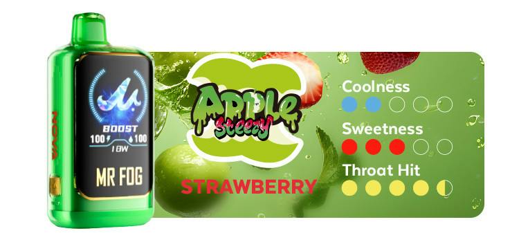 MR FOG NOVA 36K APPLE STEEZY WATERMELON