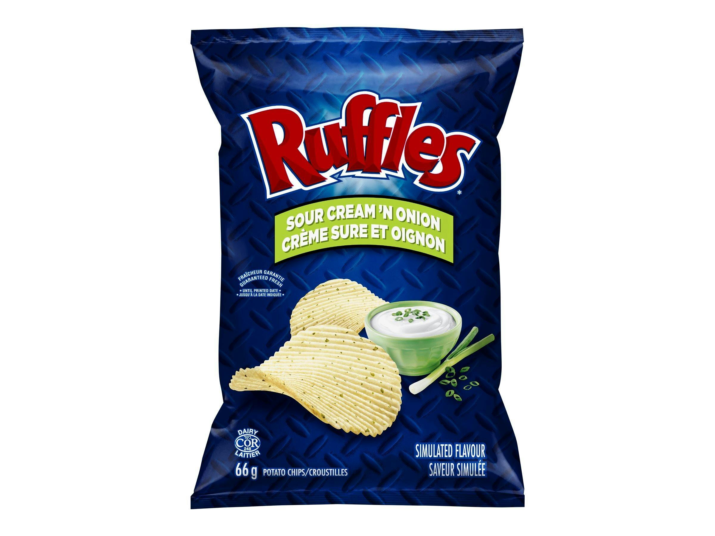 RUFFLES SOUR CREAM&ONION