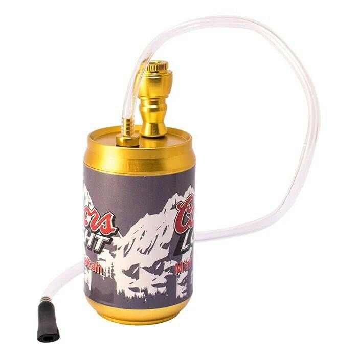 COORS LIGHT 4INCH MINI HOOKAH