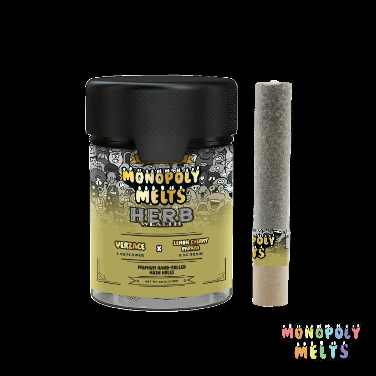 Monopoly Melts x GT x Herb Wealth - 3pk 2g Hand Rolled Donuts - (6g) - **VERZACE x LEMON CHERRY P...