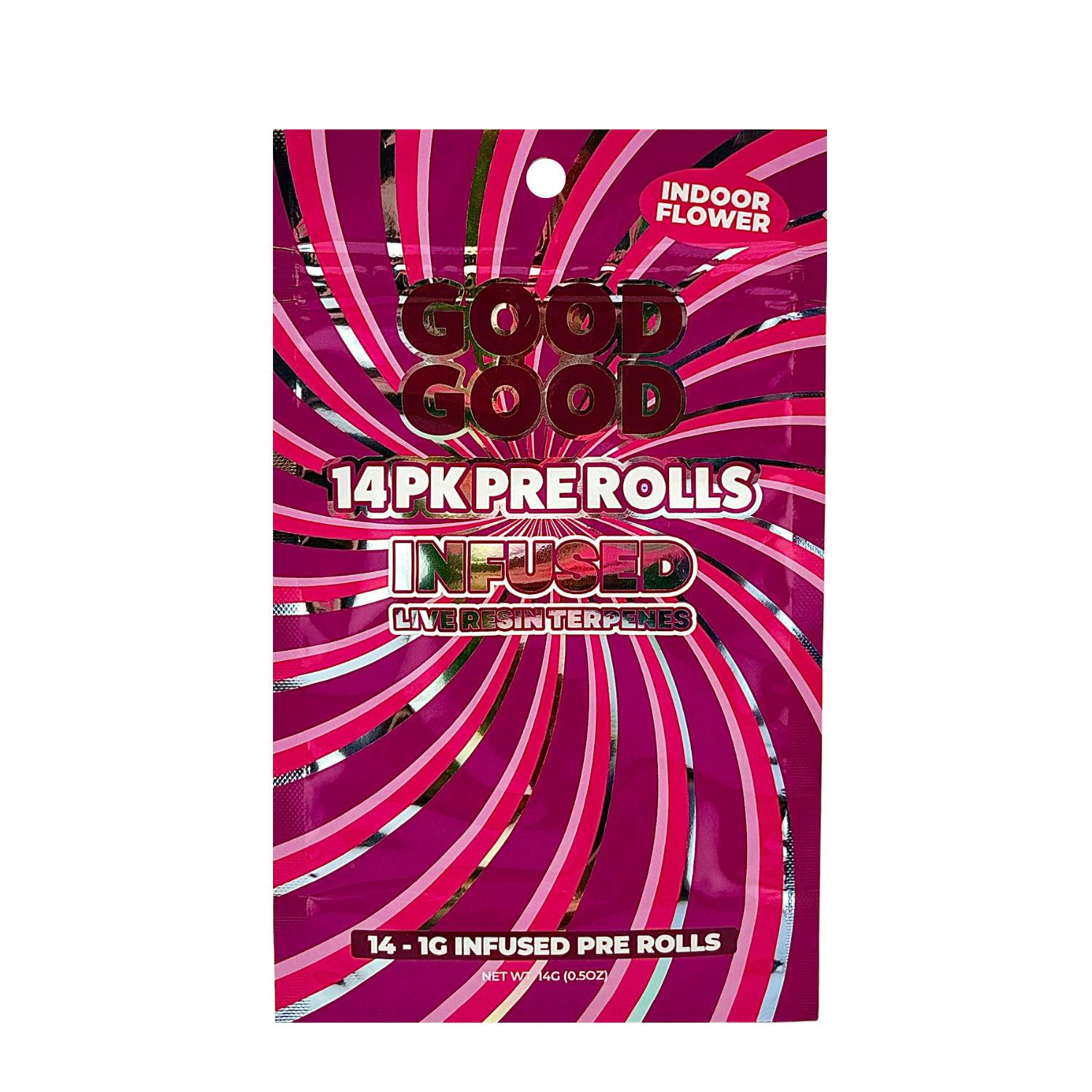 Good Good - 14pk 1g Infused Prerolls - (14g) - **ORANGE HEAD**
