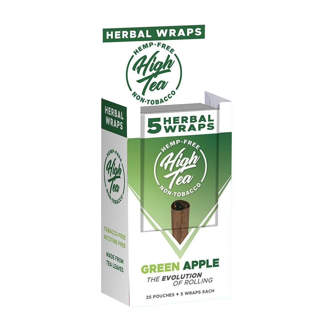 High Tea - 5pk Herbal Wraps - **GREEN APPLE**