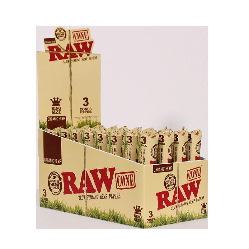 Raw - Organic King Size Cones - **3pk**