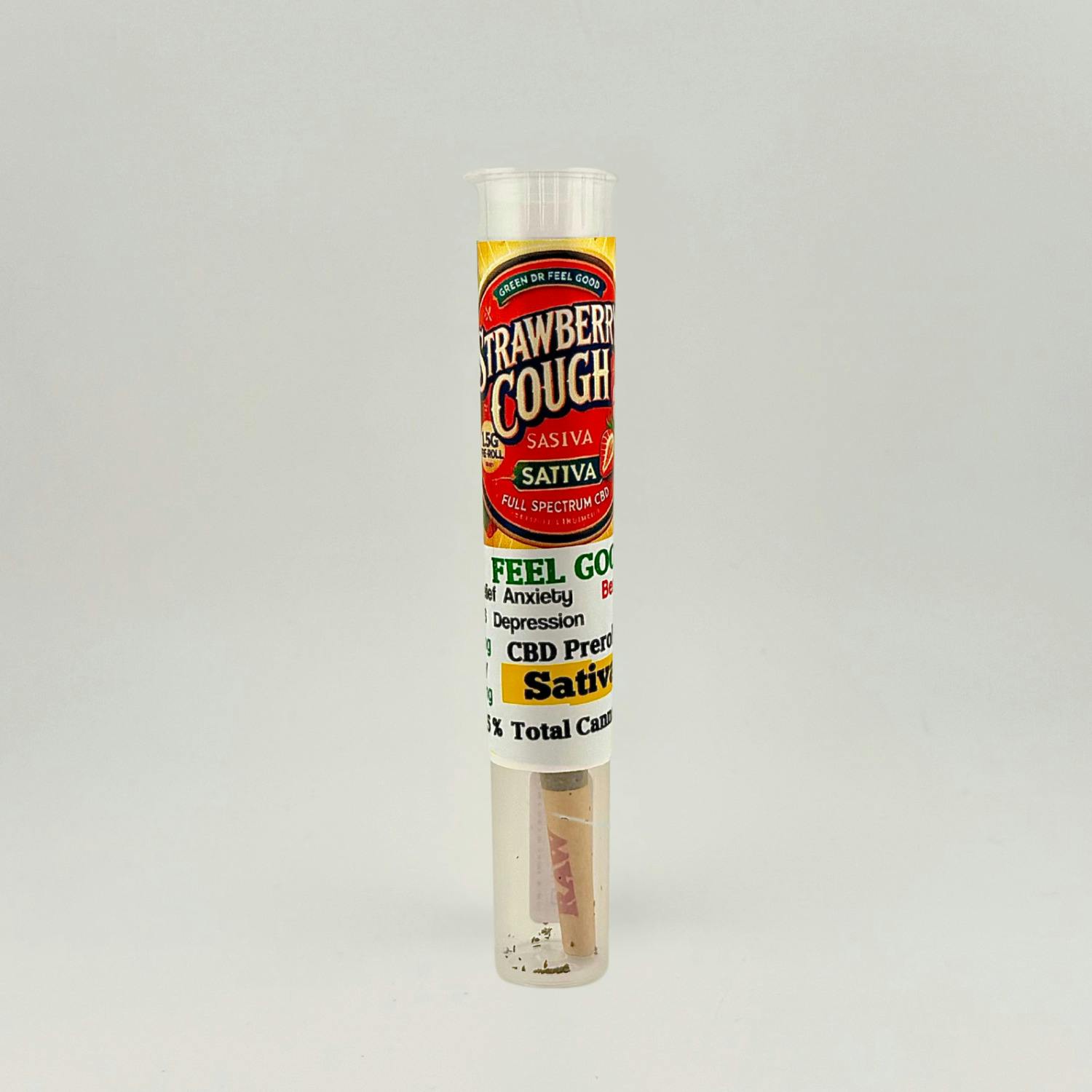 Green Dr. - CBD Preroll - (1.5g) - Sativa - **STRAWBERRY COUGH**