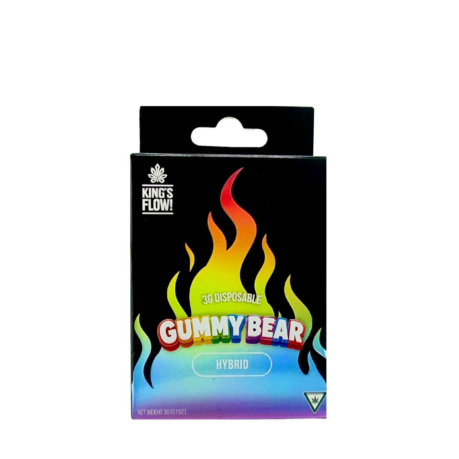 Kings Flow - Disposable Vape - (3g) - Hybrid - **GUMMY BEAR** (2/$22)