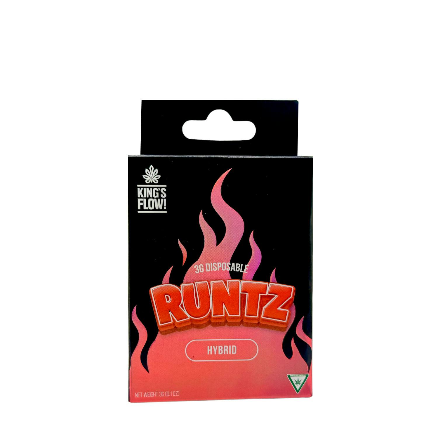 Kings Flow - Disposable Vape - (3g) - Hybrid - **RUNTZ** (2/$22)