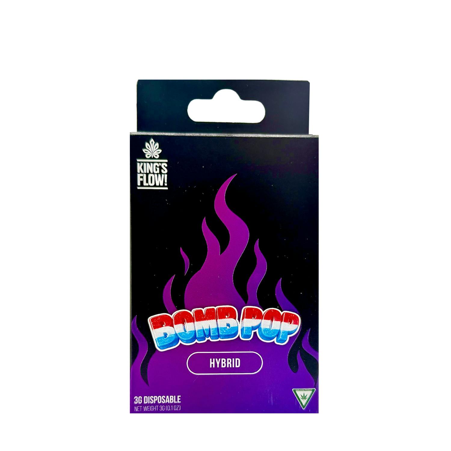 Kings Flow - Disposable Vape - (3g) - Hybrid - **BOMB POP** (2/$22)