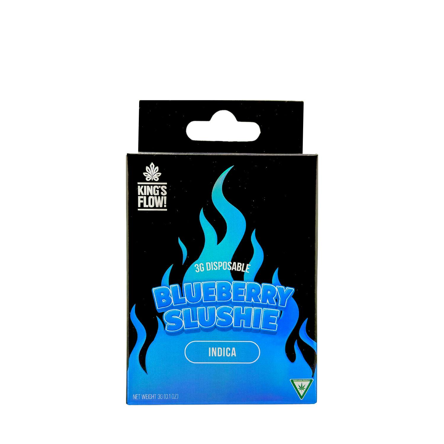 Kings Flow - Disposable Vape - (3g) - Indica - **BLUEBERRY SLUSHY** (2/$22)