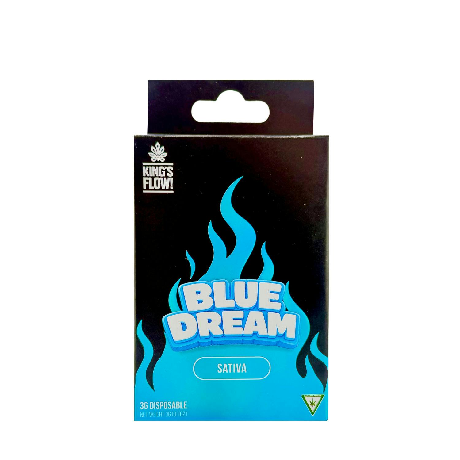 Kings Flow - Disposable Vape - (3g) - Sativa - **BLUE DREAM** (2/$22)