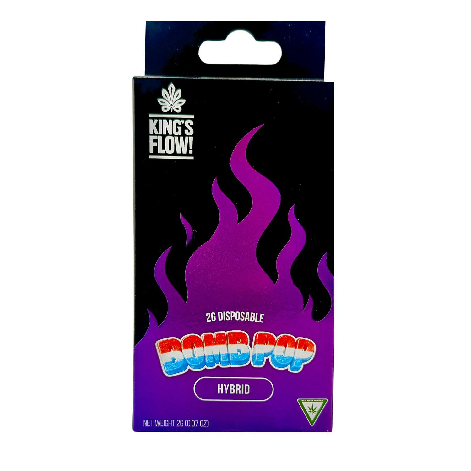 Kings Flow - Disposable Vape - (2g) - Hybrid - **BOMB POP** (2/$18)