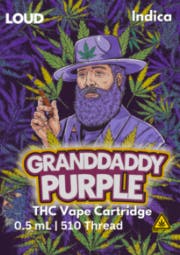 LOUD Granddaddy Purple 0.5g Cartridge