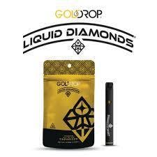 Gold Drop Liquid Diamonds GrandDaddy Purple 0.5g AIO