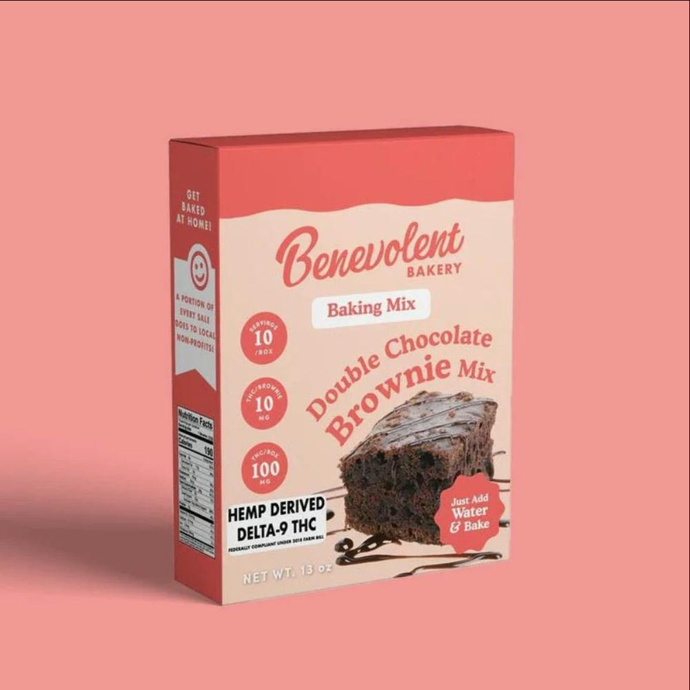 Benevolent 100mg Double Chocolate Brownie Mix