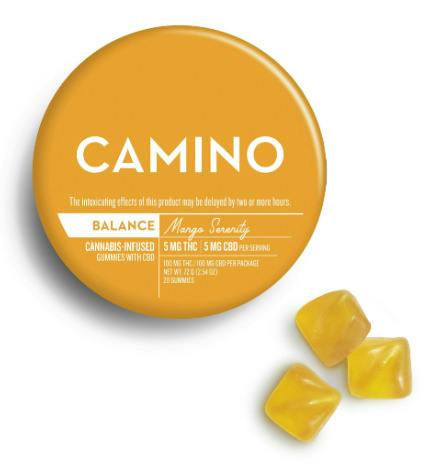 CAMINO - 'Balance' Mango Serenity THC/CBD 1:1