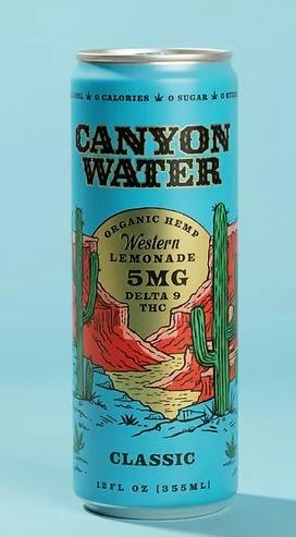 CANYON WATER - Classic Lemonade 5mg 4pk at Public Absecon Dispensary
