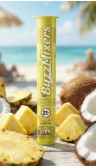 BUZZMIXER - Pineapple Coconut 10mg [H] at Public Absecon Dispensary