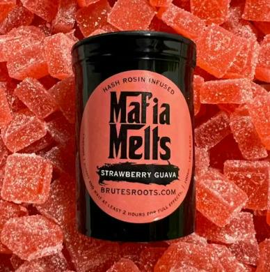 MAFIA MELTS - Strawberry Guava Hash Rosin 10pk Gummies [H]