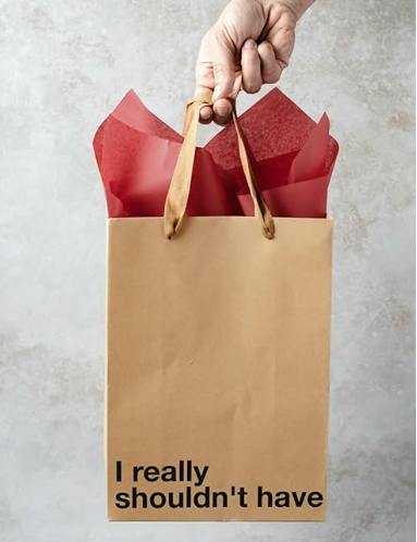 GIFT BAG | I REALLY SHOULDN'T HAVE