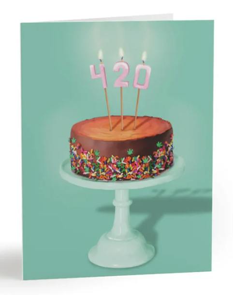 GREETING CARD | HAPPY 420 BIRTHDAY
