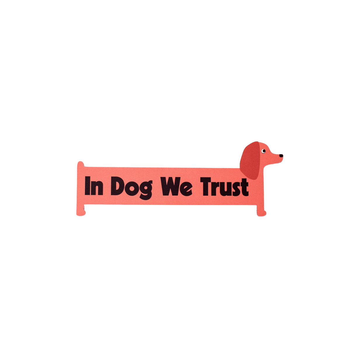 Car Magnet In Dog We Trust