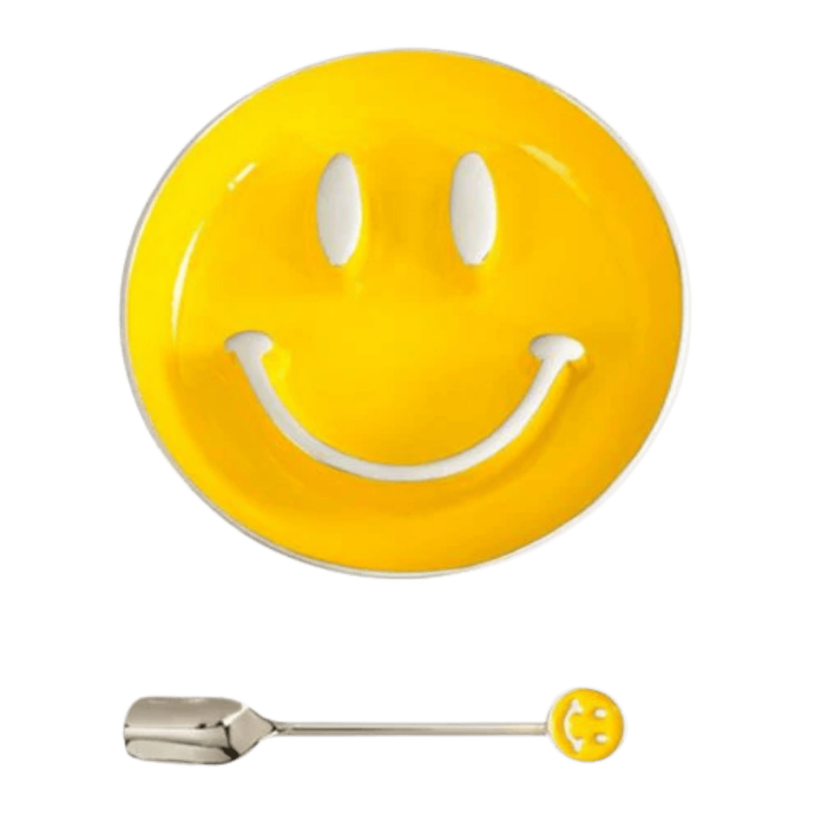 SMILE DISH WITH SPOON SET