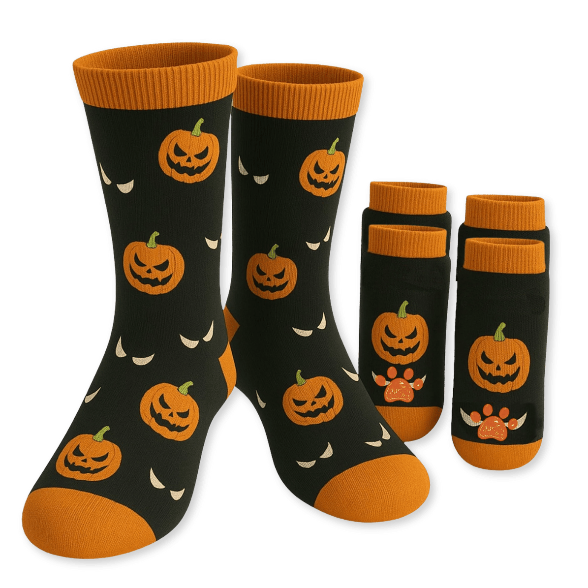 PET & OWNER MATCHING SOCKS | PUMPKINS