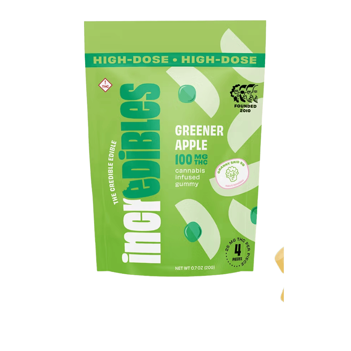 GUMMY | GREENER APPLE | 100MG | 4PK