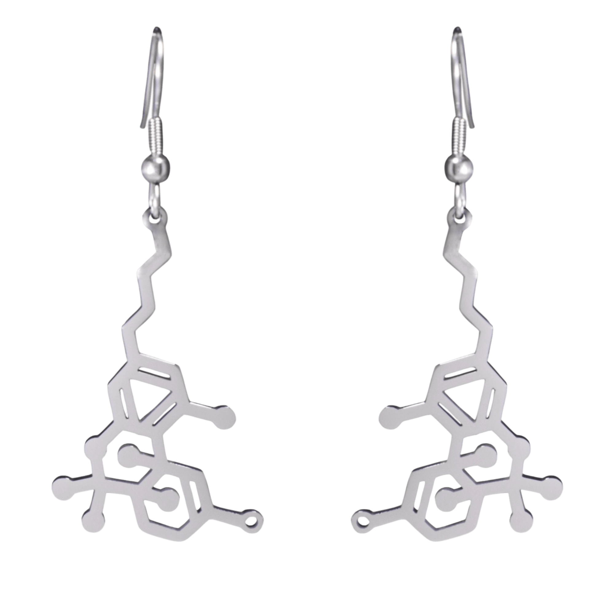 EARRINGS | THC MOLECULE | STEEL