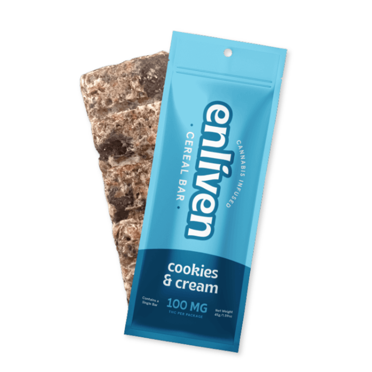 CEREAL BARS | COOKIES AND CREAM | 100MG | 1PK