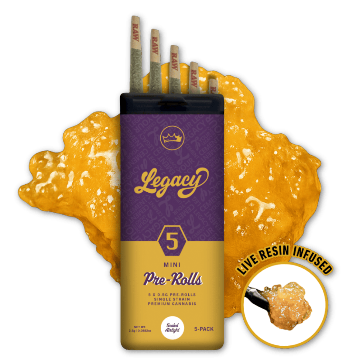 INFUSED | LIVE RESIN | BERRYBLENDA | 3G | 5PK