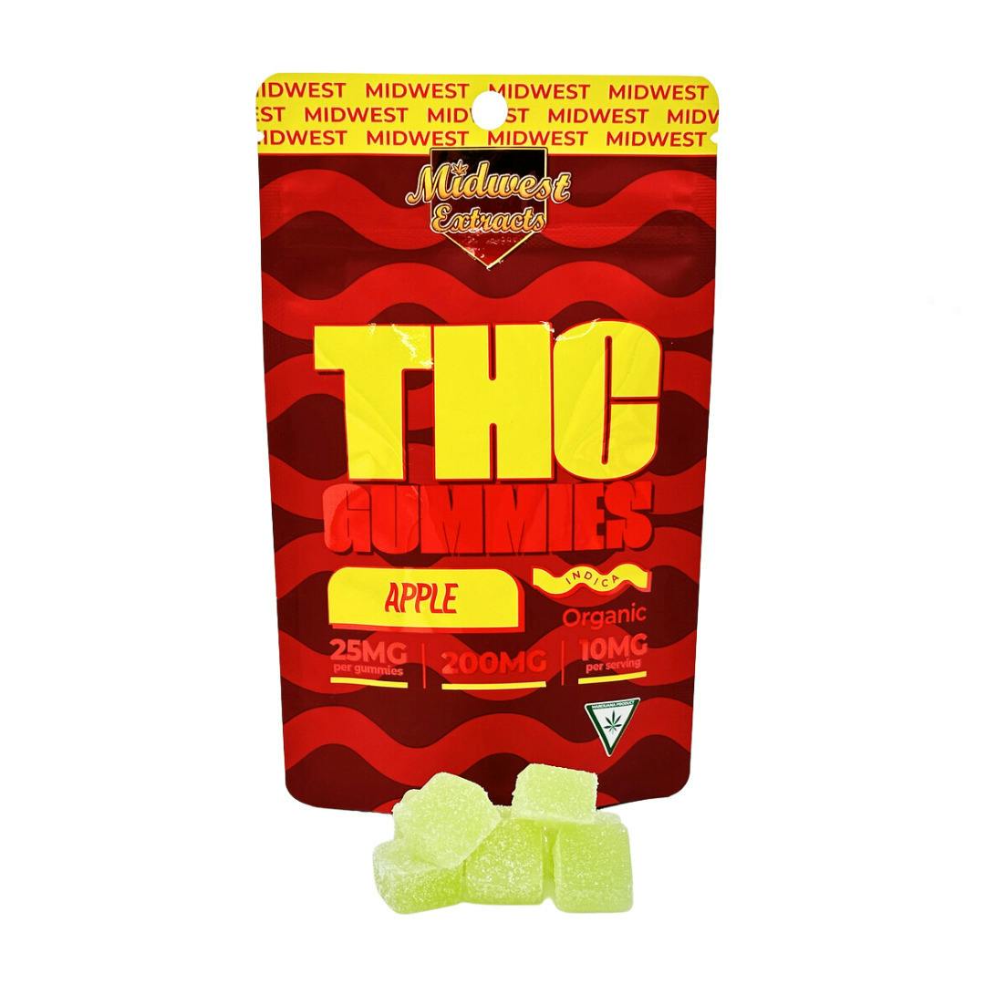 Midwest Extracts | Indica Gummies | Apple