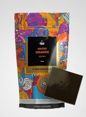 MACRO Orange Chocolate Square at Cannect Dispensary