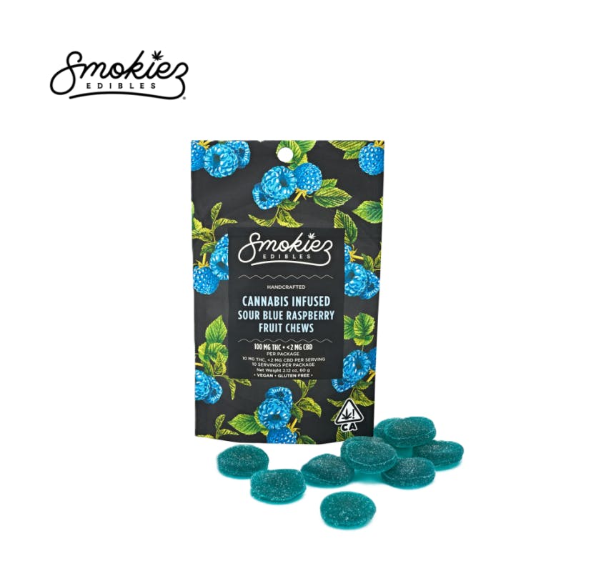 SOUR BLUE RASPBERRY — Fruit Chews