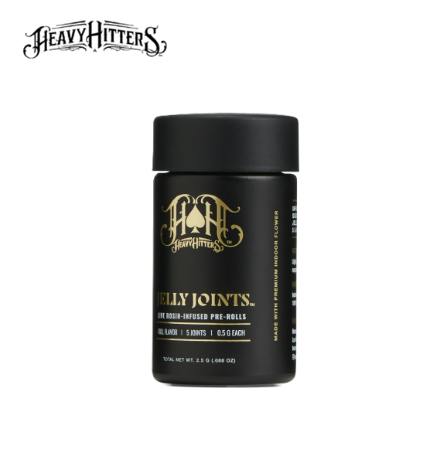 HEAVY HITTERS X CAM: MARMALADE 2.5G 5 PACK ROSIN INFUSED PREROLLS