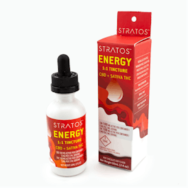 Stratos Energy 1:1 Tangerine Tincture - 100mg