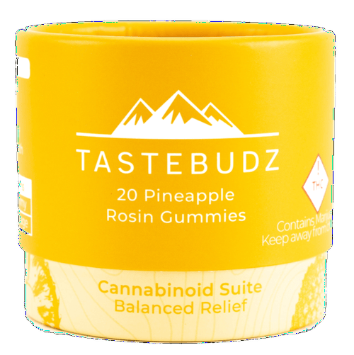 TasteBudz Gummies - Pineapple CBD 1:1