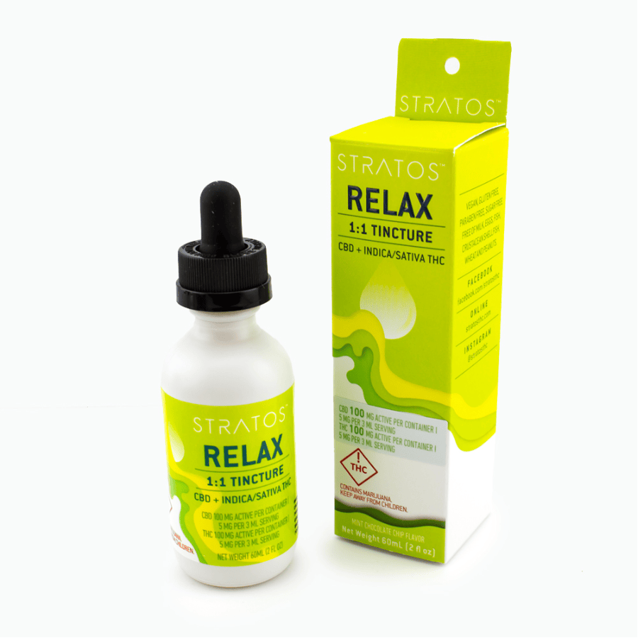 Stratos Relax 1:1 Tincture - 100mg