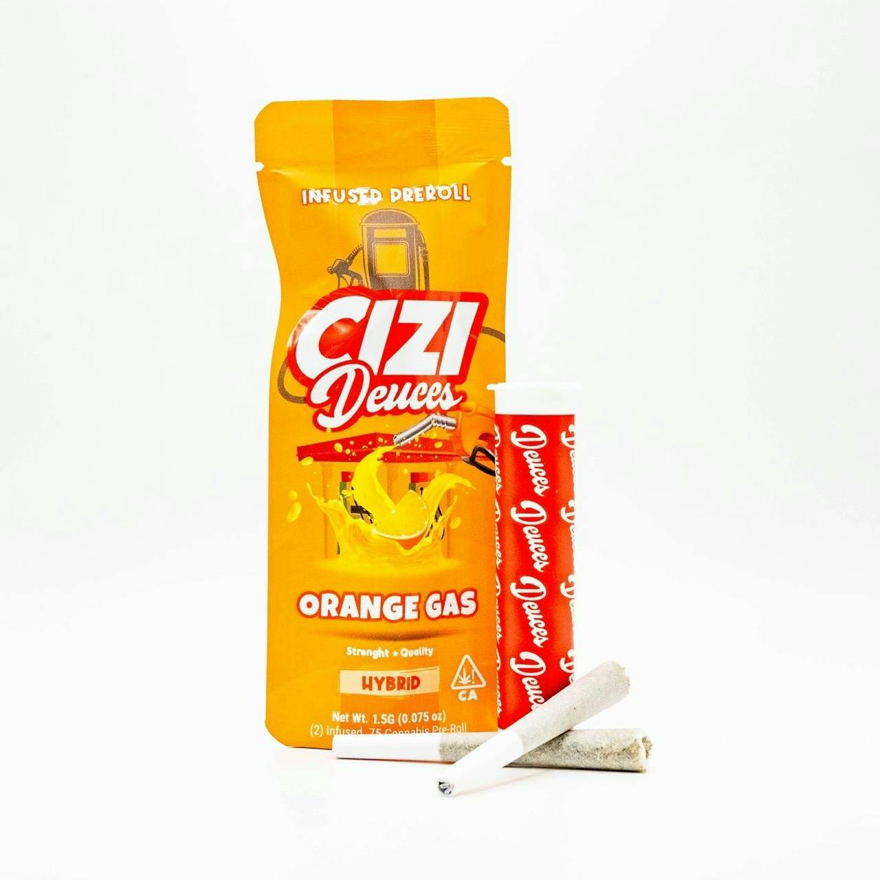 $15 - Orange Gas (Infused Preroll) - Cizi - 1.5g