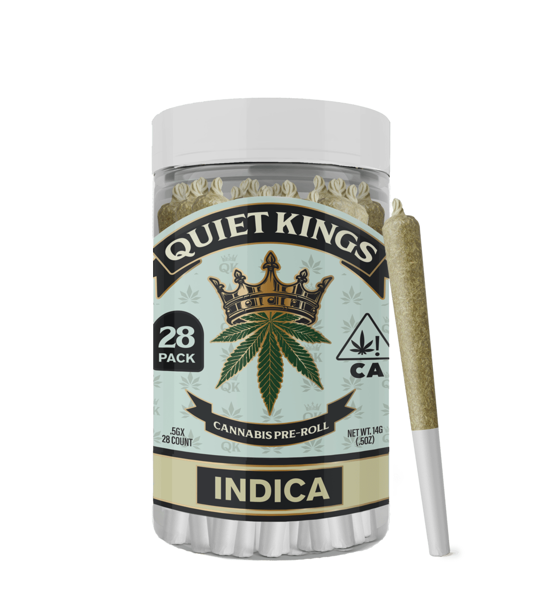 $50 - Ultraviolet OG (Preroll) 28pk | 0.5g - Quiet Kings - 14g