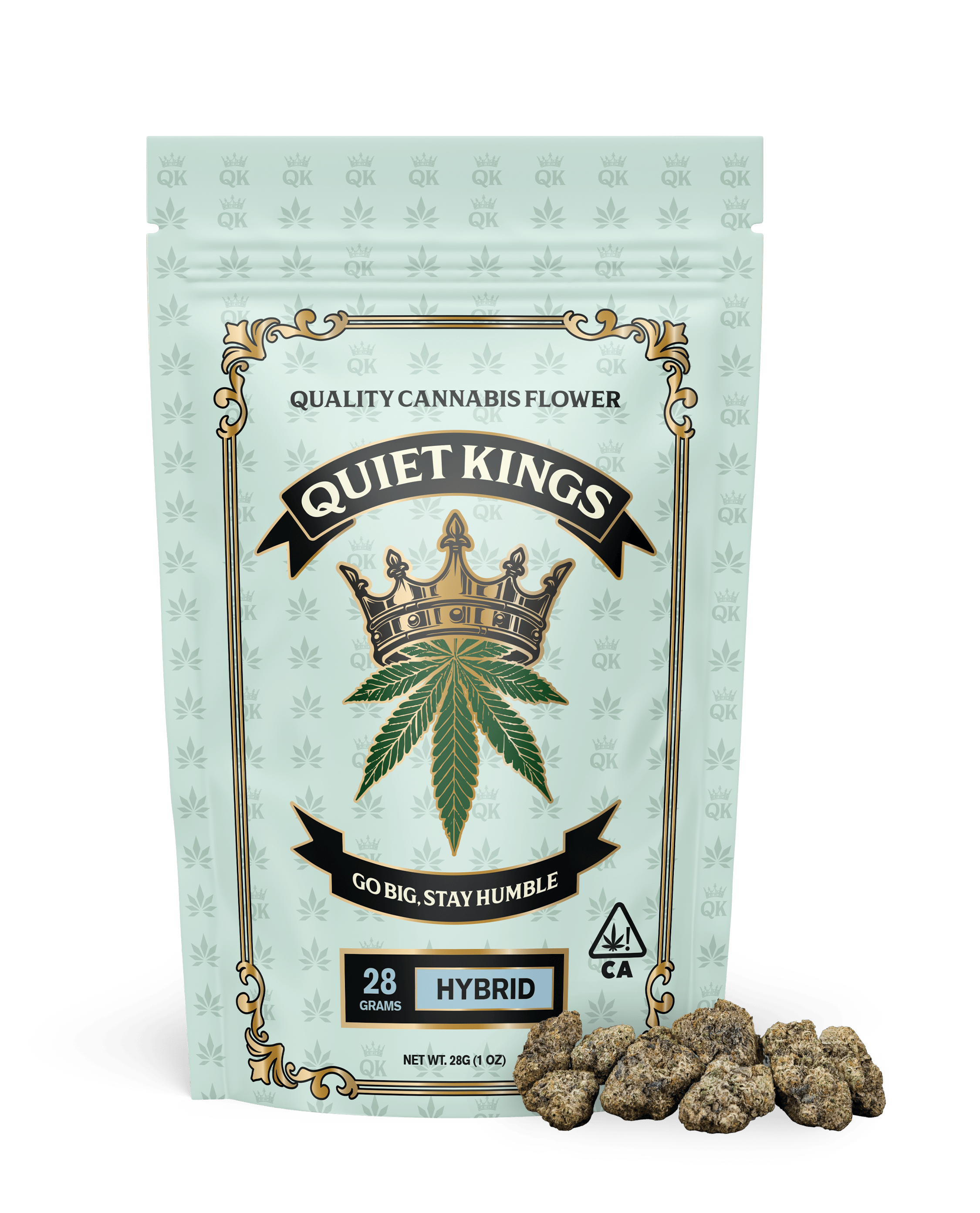 $120 - Iced Widow (Flower) - Quiet Kings - 28g