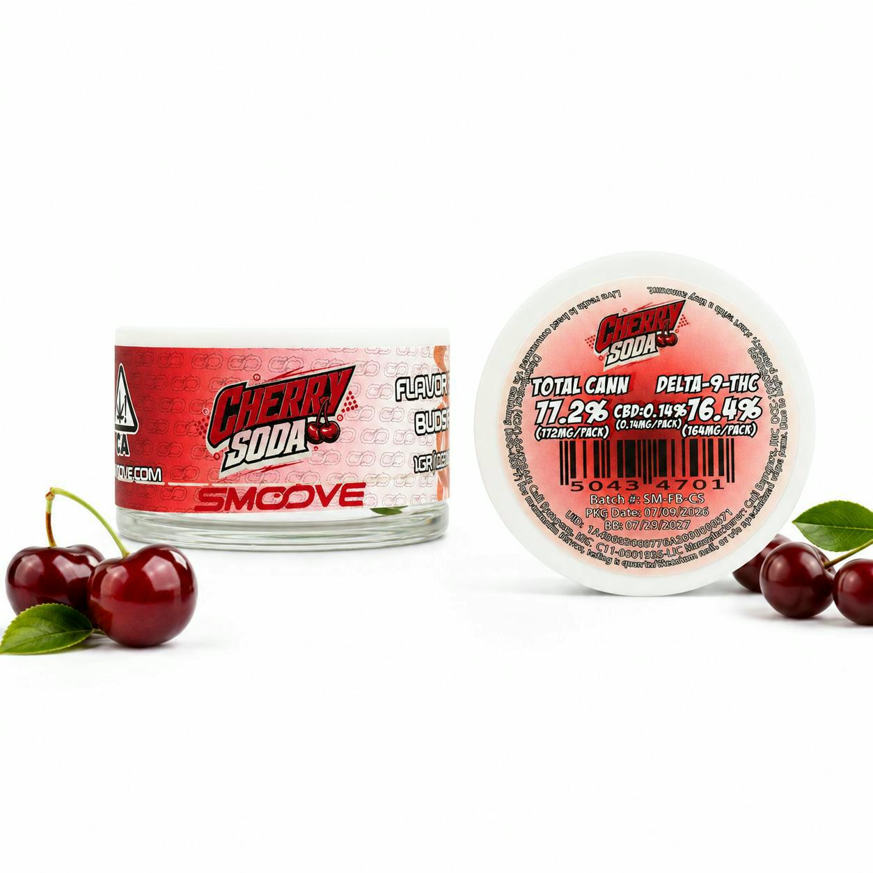 $25 - Cherry Soda (Live Budder) - Smoove - 1g