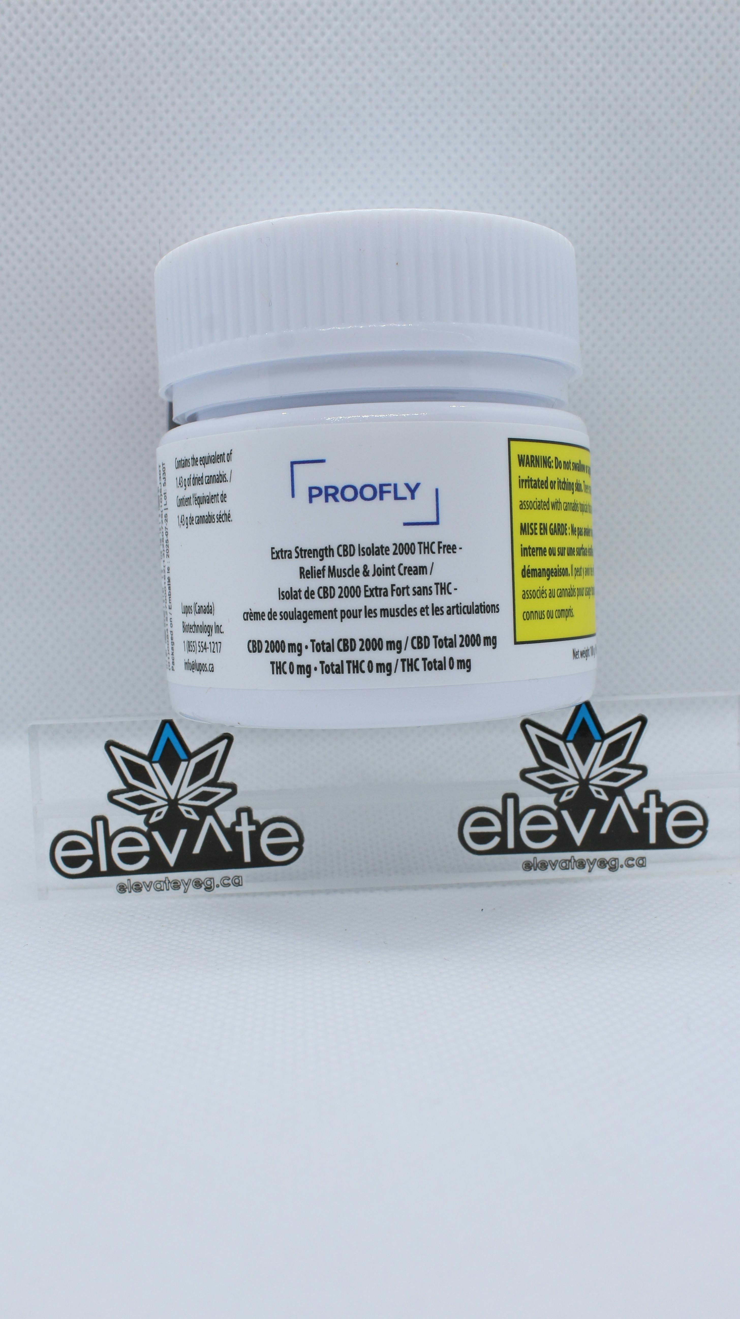 Proofly Extra Strength CBD Relief Muscle & Joint Cream 100g