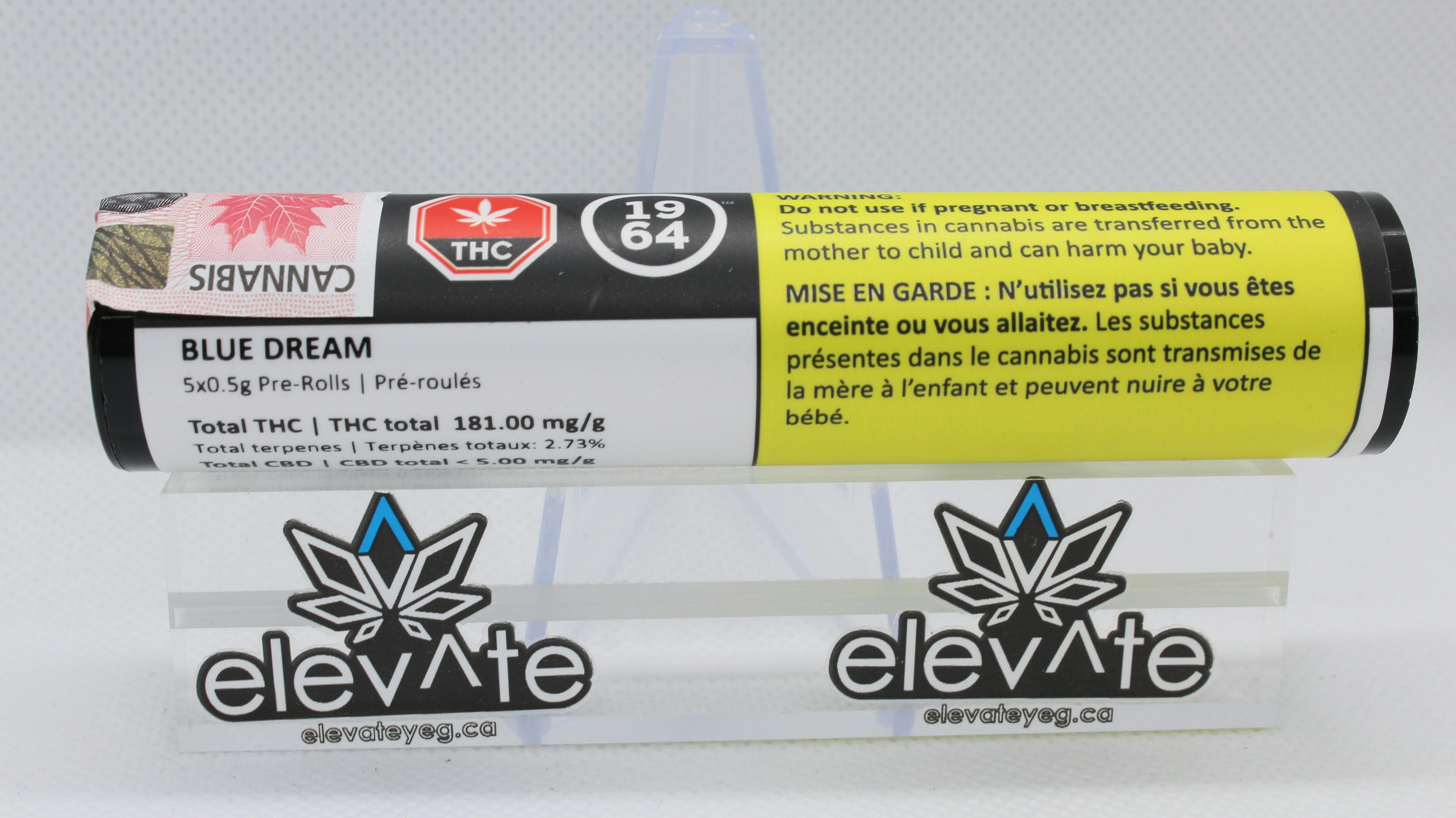1964 Blue Dream 5 x 0.5g Pre Rolls
