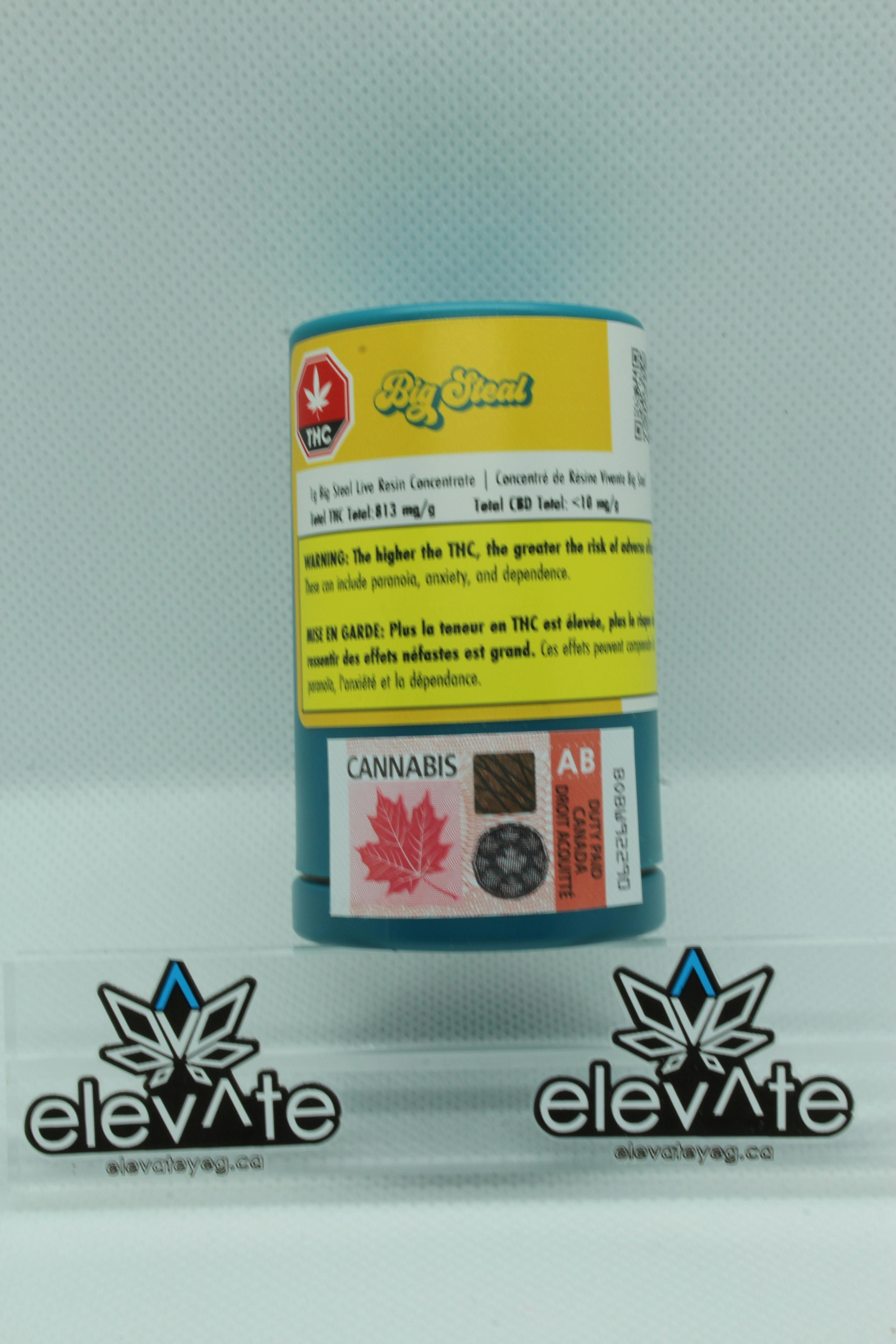 Big Steal Live Resin Concentrate