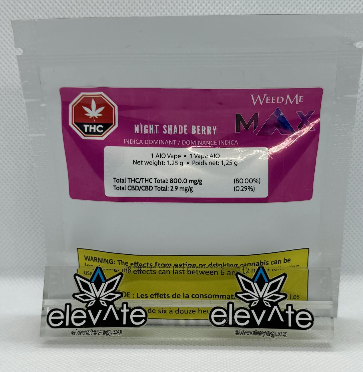 Weed Me Max Nightshade Berry AIO 1.25g