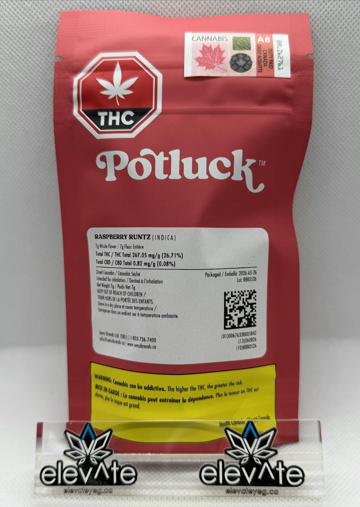 Potluck Raspberry Runtz 7g