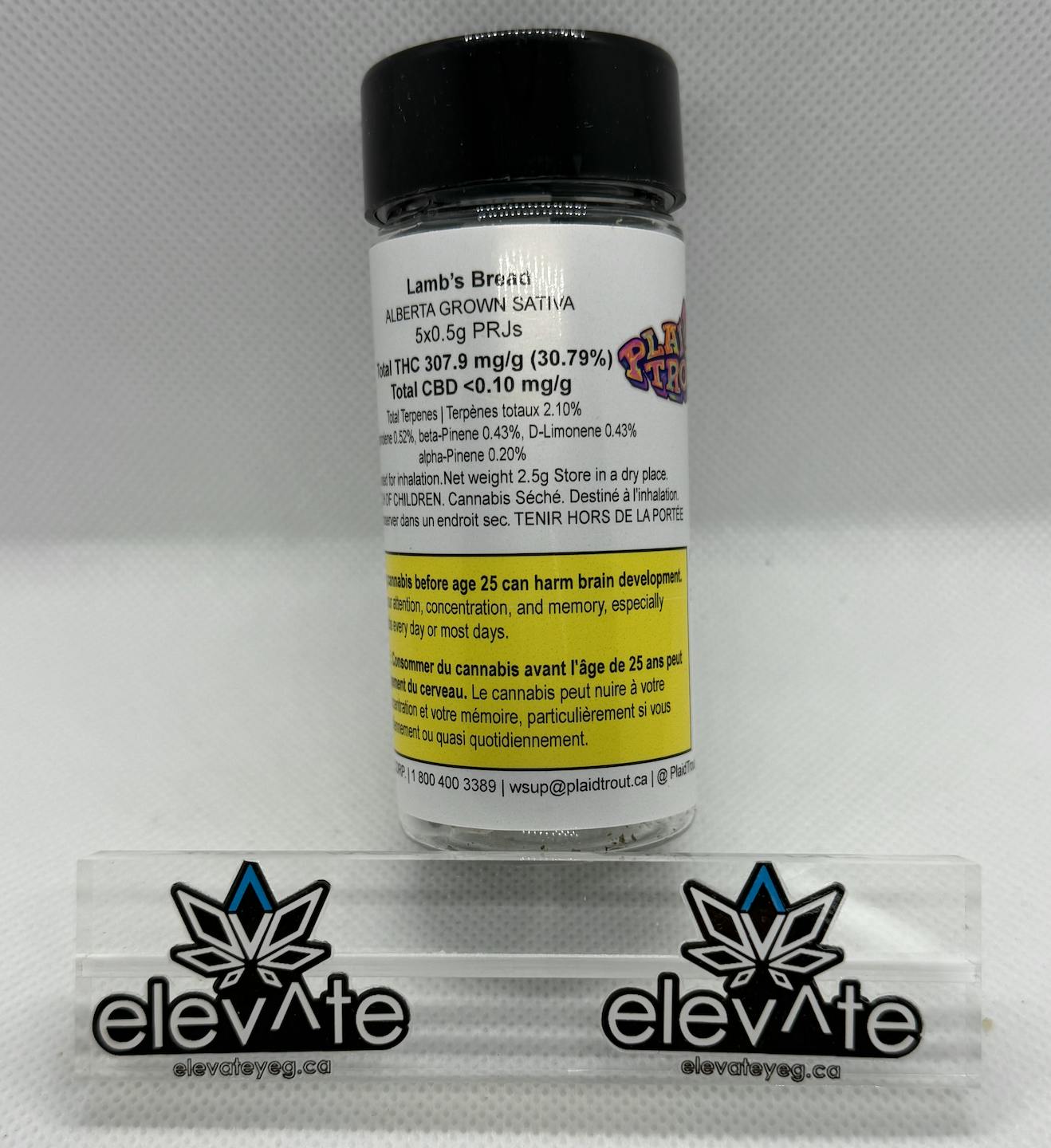 Plaid Trout Alberta Grown SATIVA Pre Rolls 5 x 0.5g