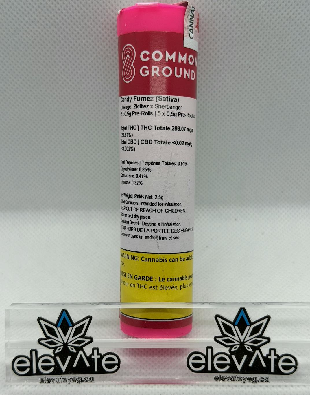 Common Ground Candy Fumez Pre Rolls 5 x 0.5g