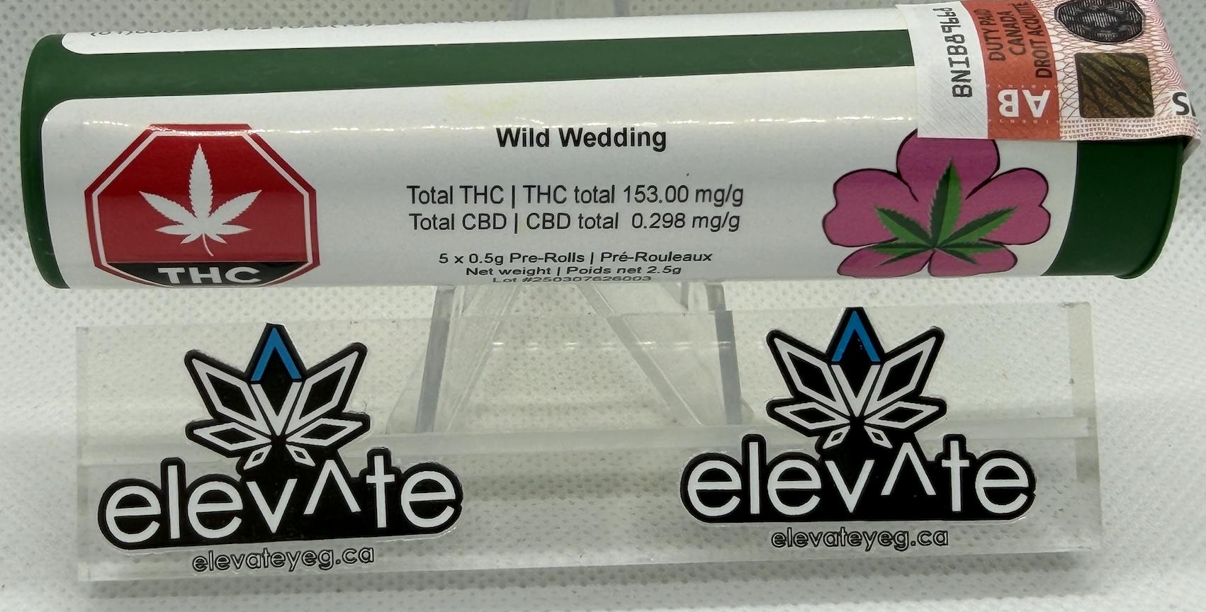 Wild Wedding 5 x 0.5g Pre Rolls