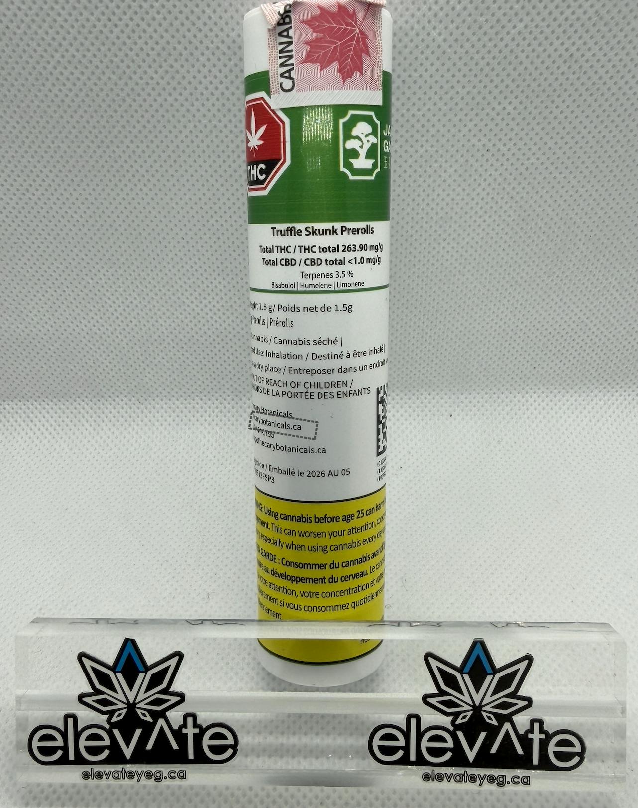 Jade Garden Truffle Skunk Pre Rolls 3 x 0.5g